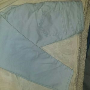 High rise skinny jeans